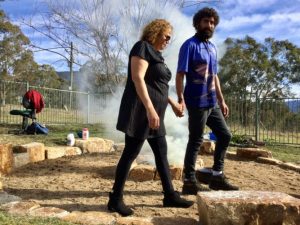 Smoking Ceremony with Nathan Lygon at Rocky Hall Preschool